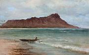 Elizabeth Armstrong View of Diamond Head Sweden oil painting artist